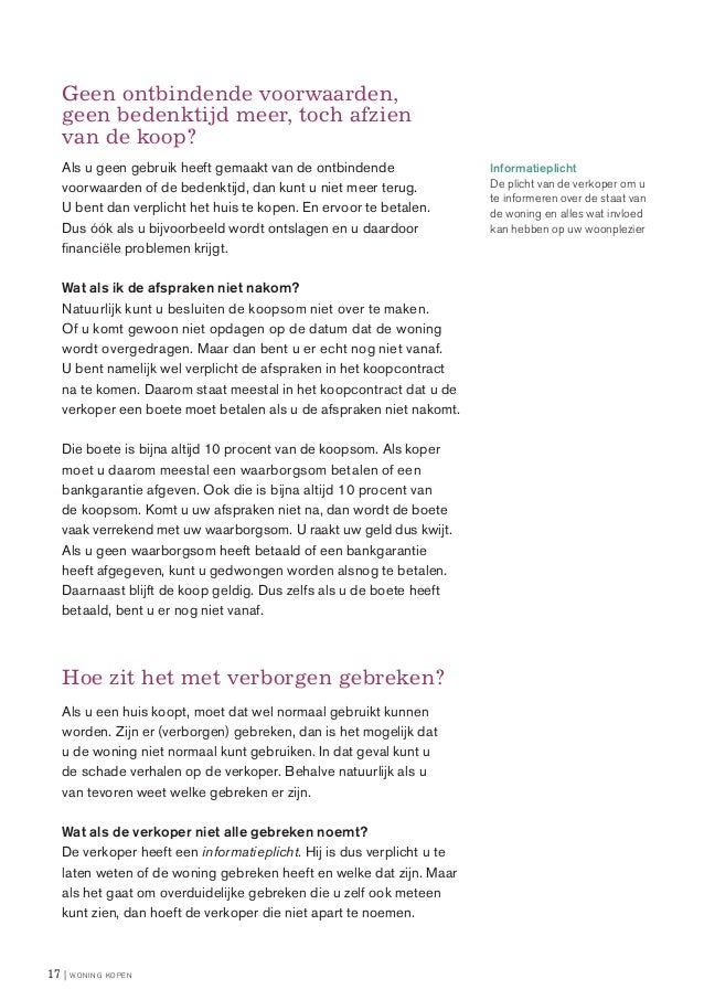 voorbeeld ontbindende voorwaarde